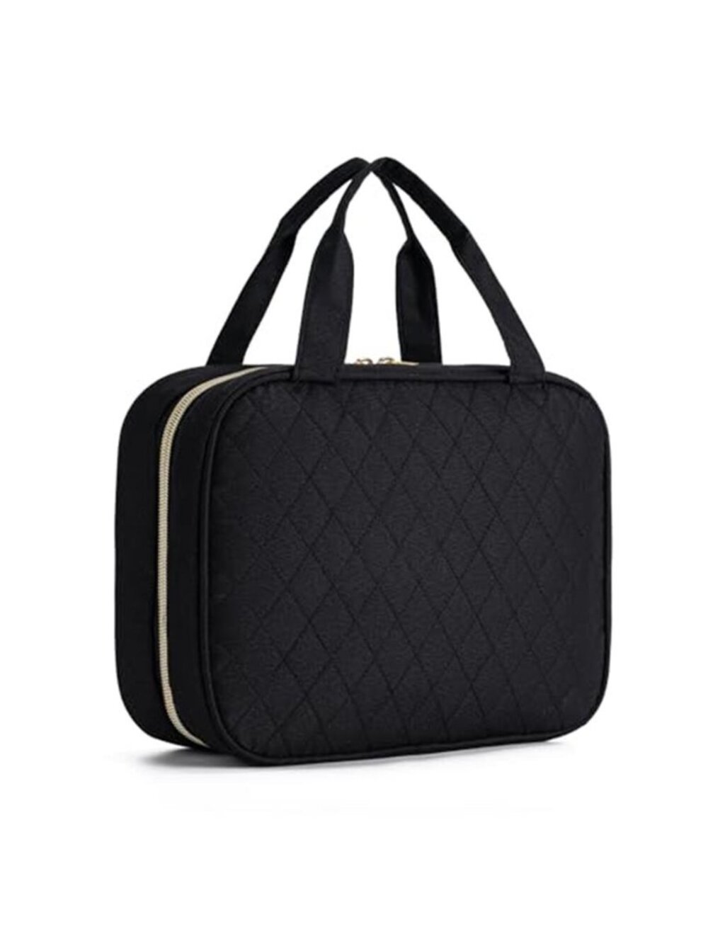 Travel Toiletry Bag for Women Large Hanging Makeup Cosmetic Bag Black